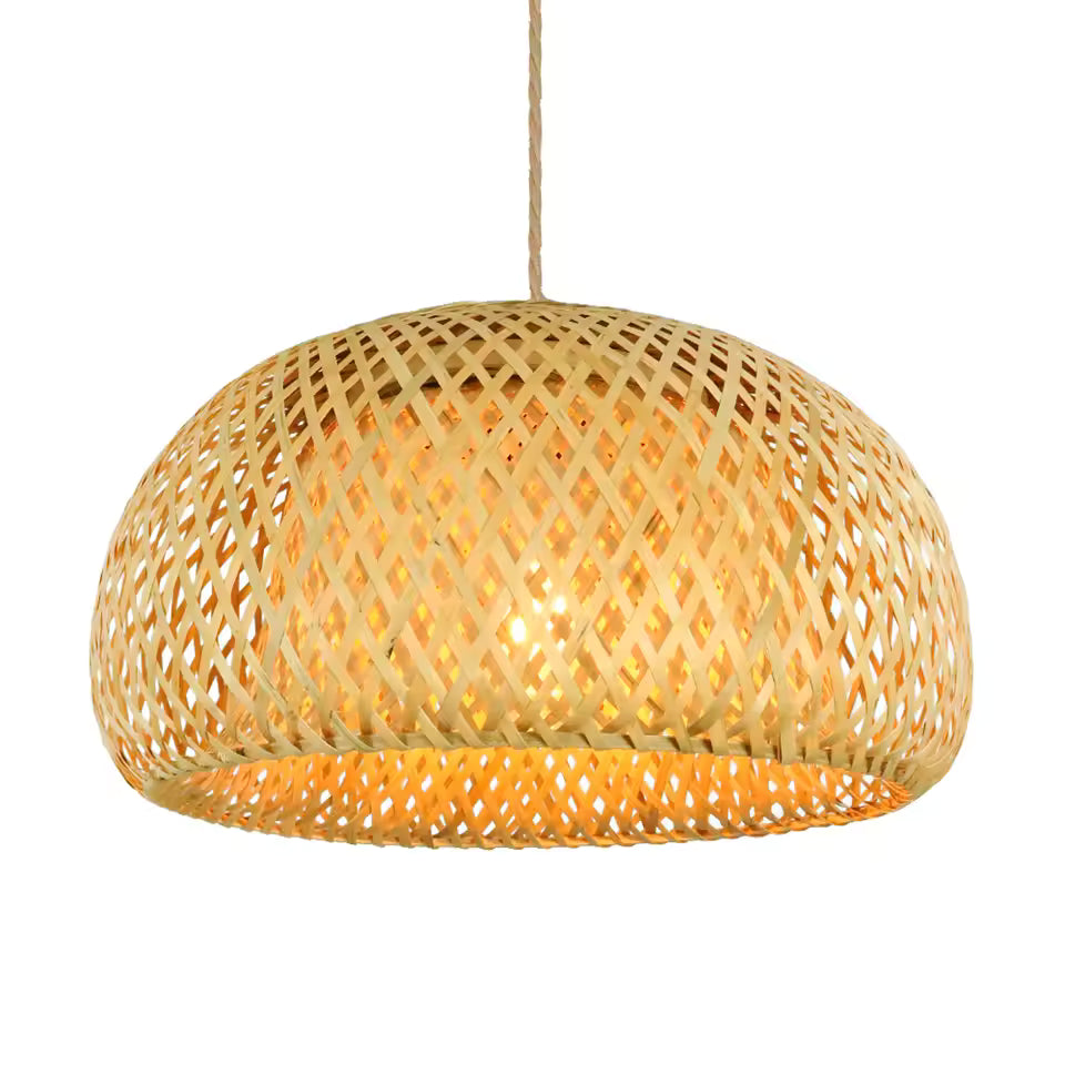 Bamboo Pendant Lamp ting Fixture Hanging Light
