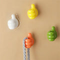 10 Pack Creative Silicone Thumb Key Hooks & Cable Clips